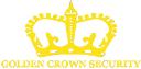 Golden crown security logo